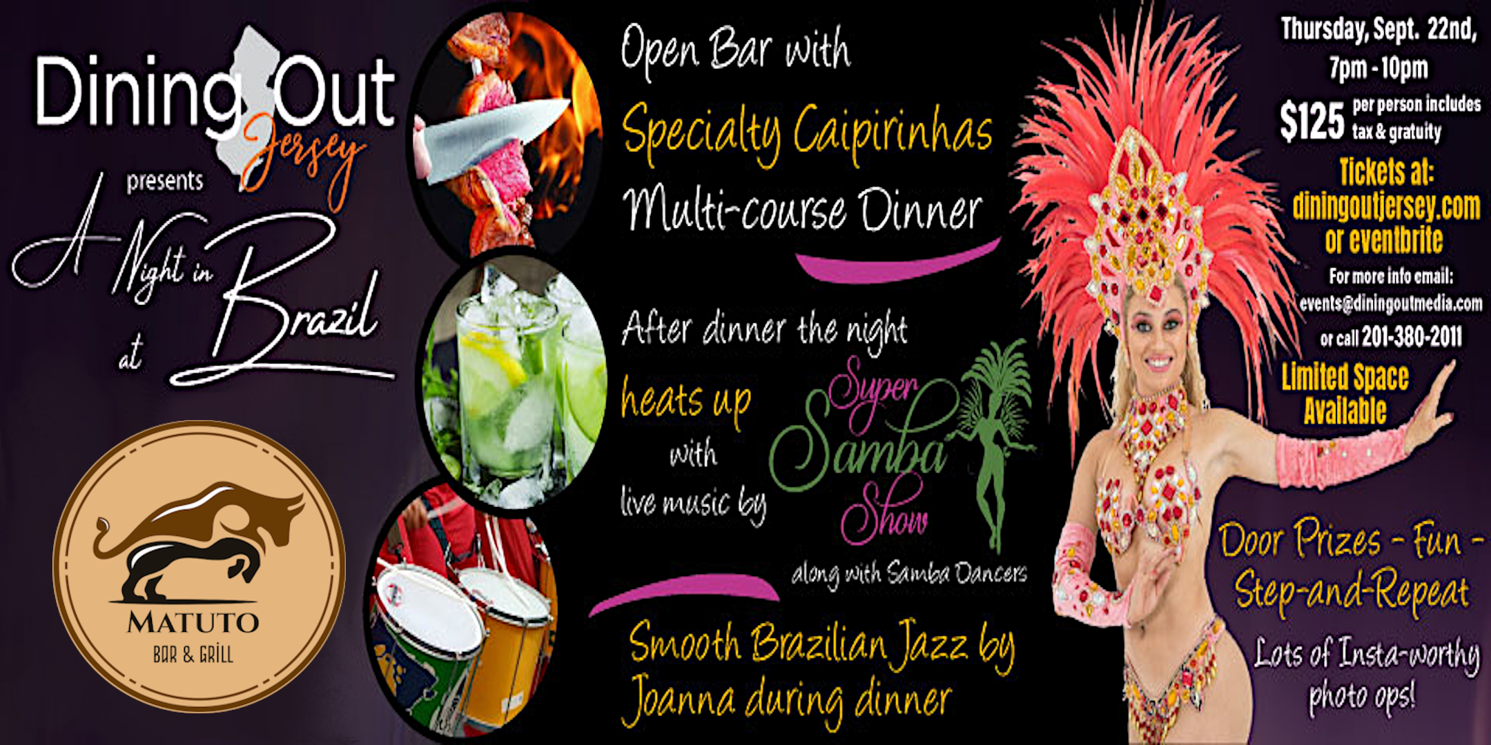 A NIGHT IN BRAZIL DINNER PARTY AT MATUTO